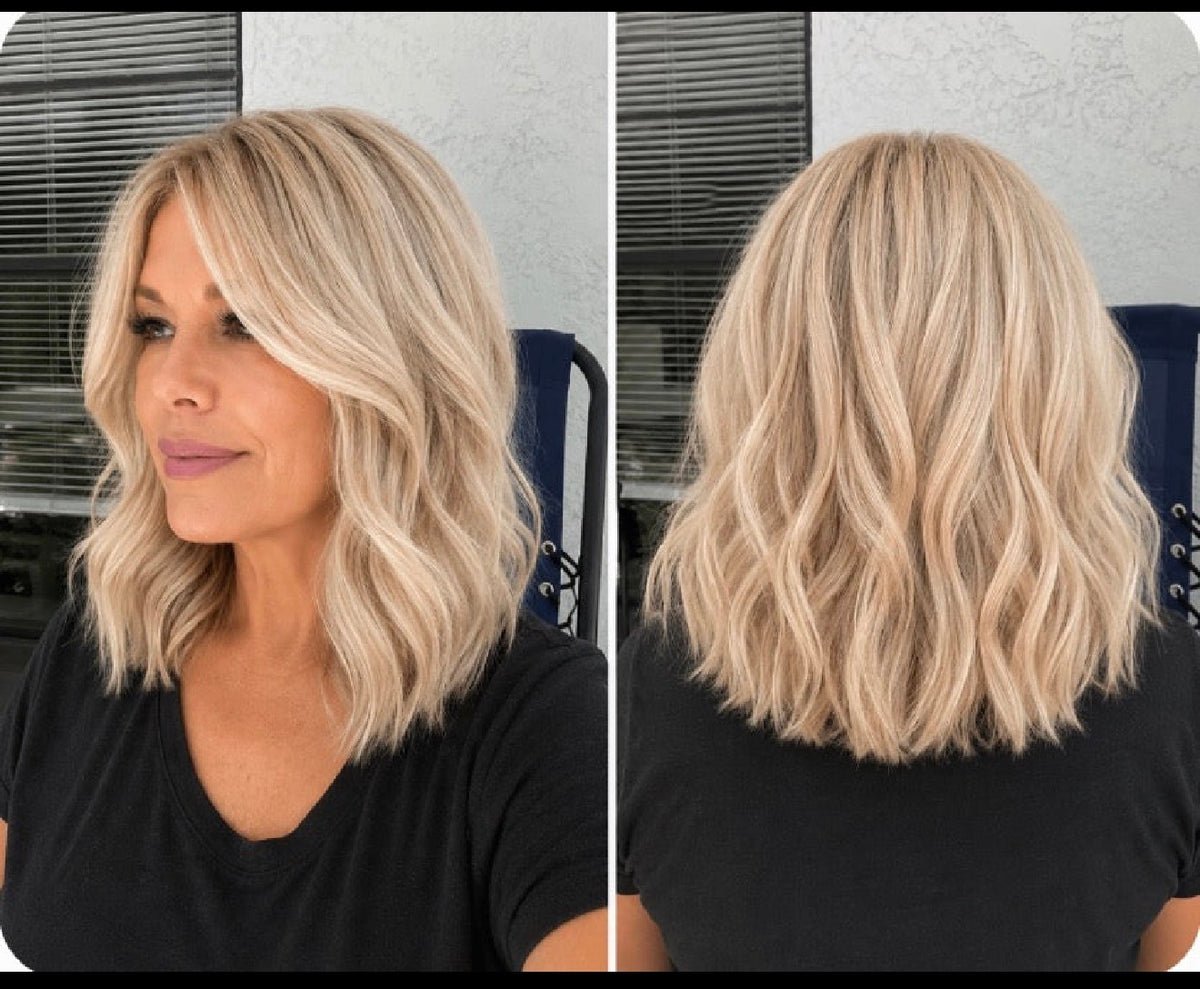 Pillow Talk™ Blonde | 14" Human Hair Wig