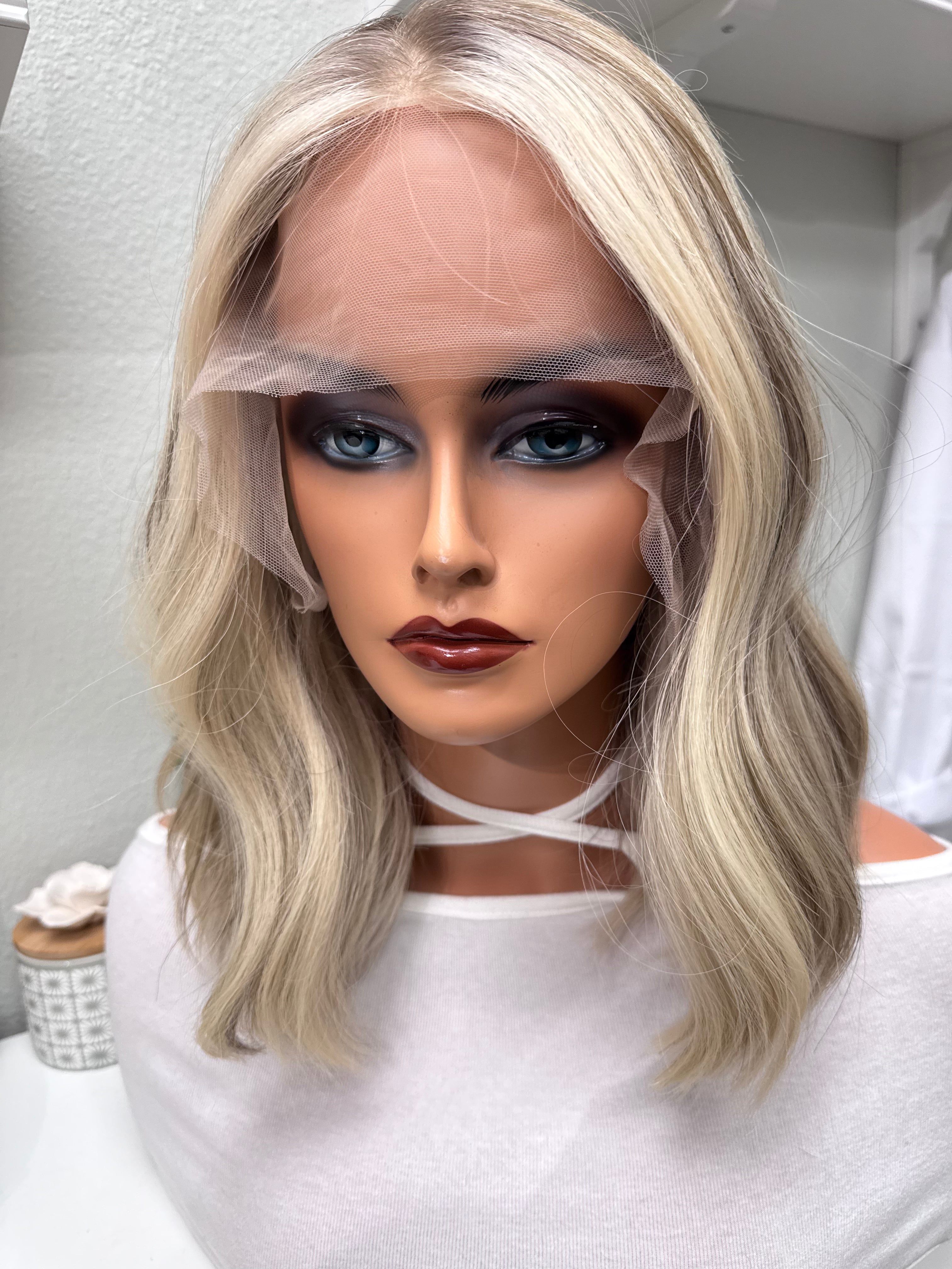 Pillow Talk™ Blonde | 14" Human Hair Wig