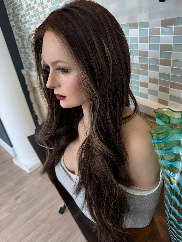 Side profile
Dimensional coloring and lace front inside sunny window