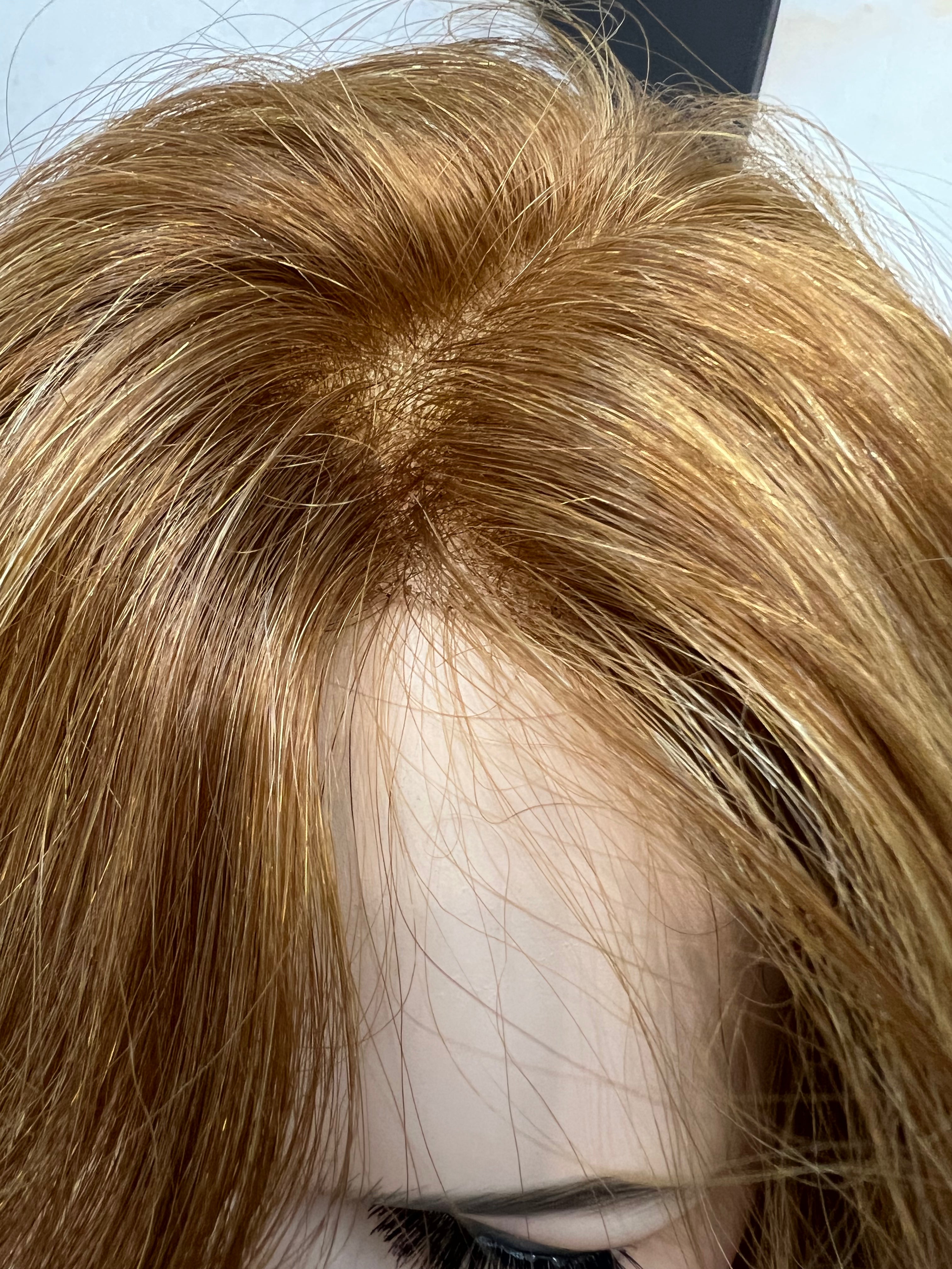 Autumn Fire wig Top of wig