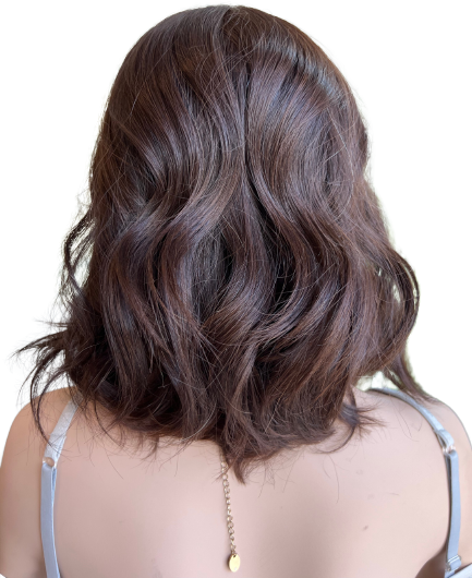 Rich Espresso wig back view