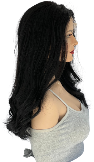 Midnight Elegance wig side profile