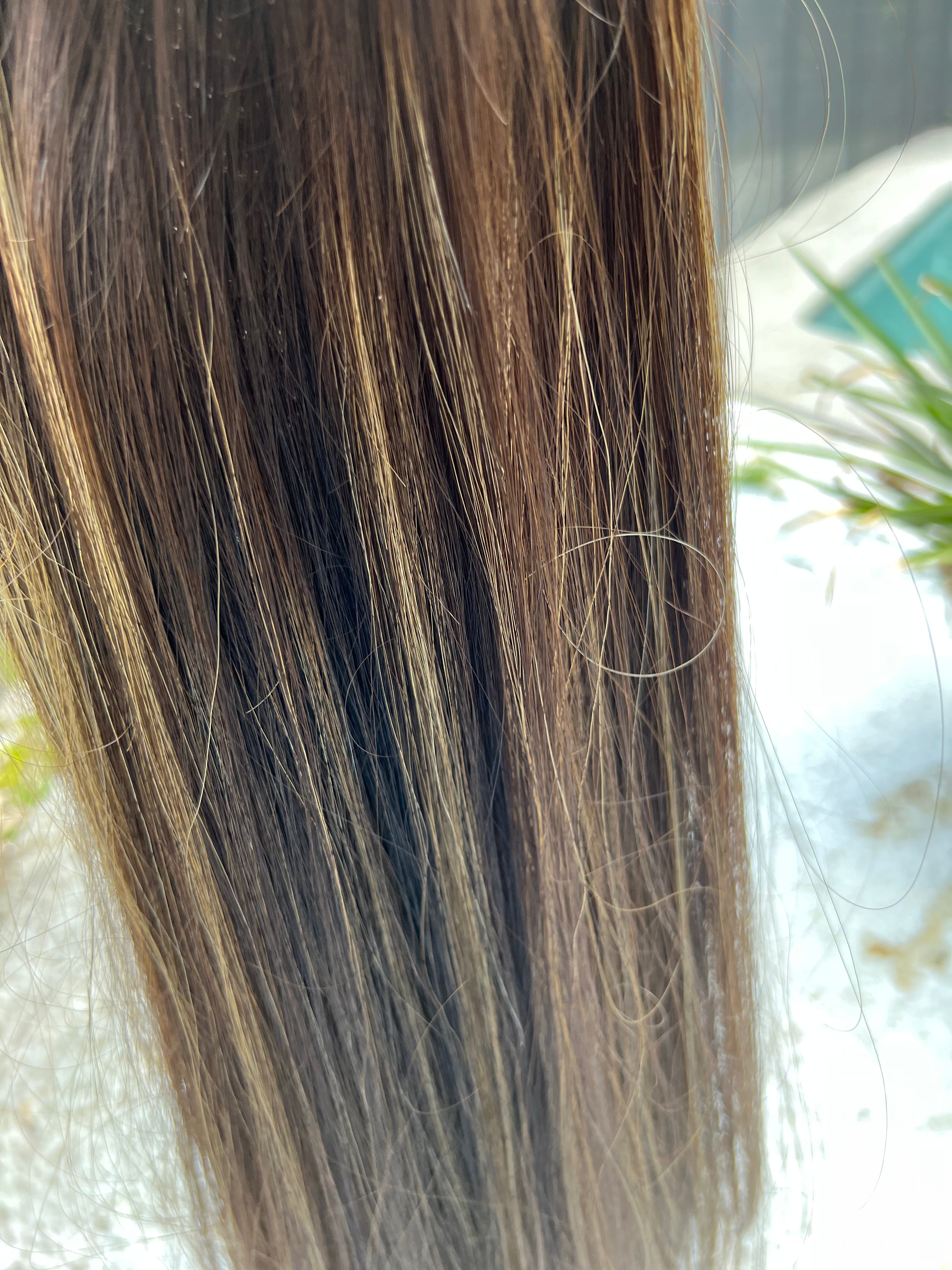 Close-Up/Detail Photos:

"Midnight Ash Elegance lace front detail medium cap European human hair"
"Dark brown with ash highlights close up texture"