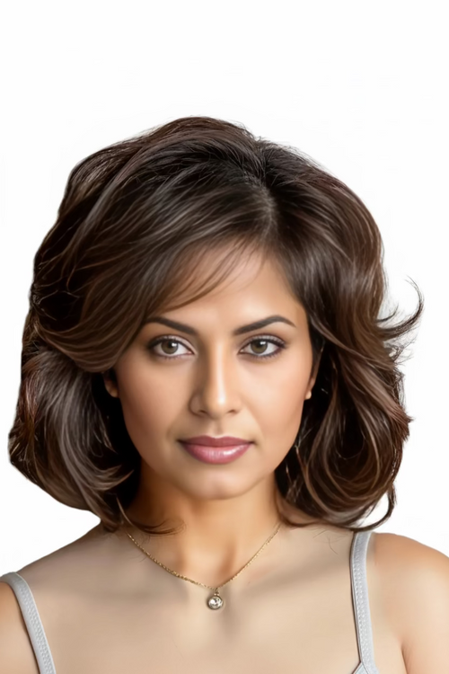 Worn styling
Sophisticated bob cut different light