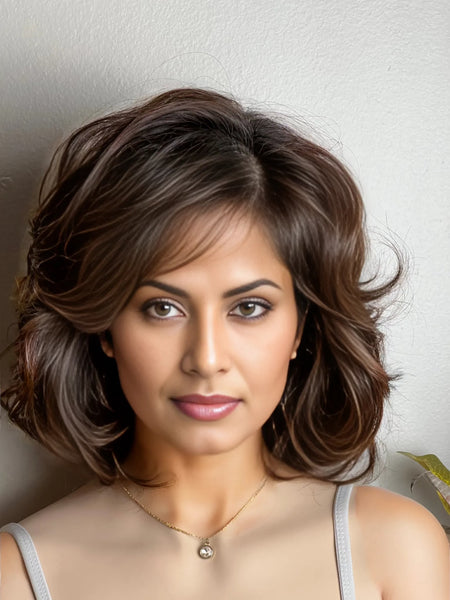 Worn styling
Sophisticated bob cut different light